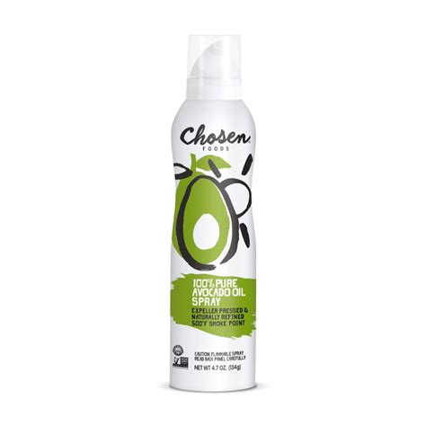 Chosen Foods Avocado Oil Non-Stick Cooking Spray, 4.7 oz - Walmart.com