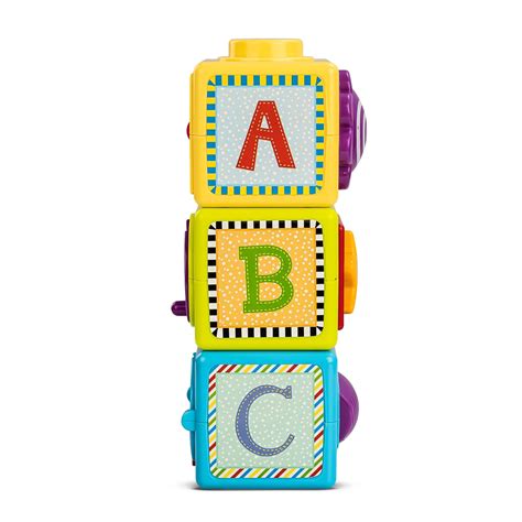 BAYBEE Educational Stacking Block Cubes for Toddlers | Montessori ...