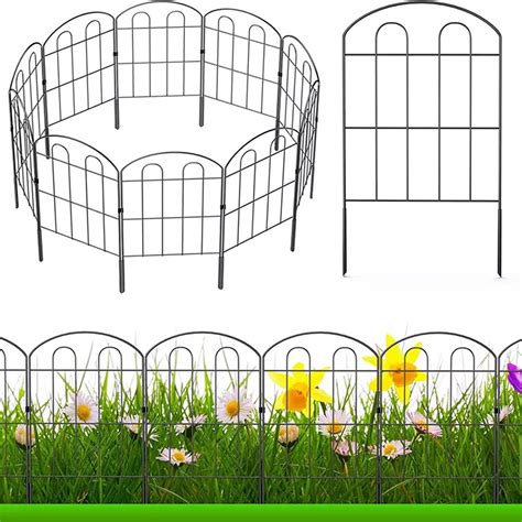 Garden Fence Wrought Iron Fence Metal Wire Patio | Ubuy India