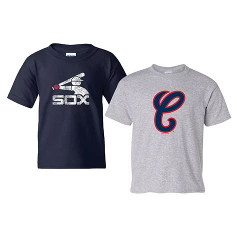 Youth Soft as a Grape Navy/Gray Chicago White Sox Cooperstown 2-Pack T ...