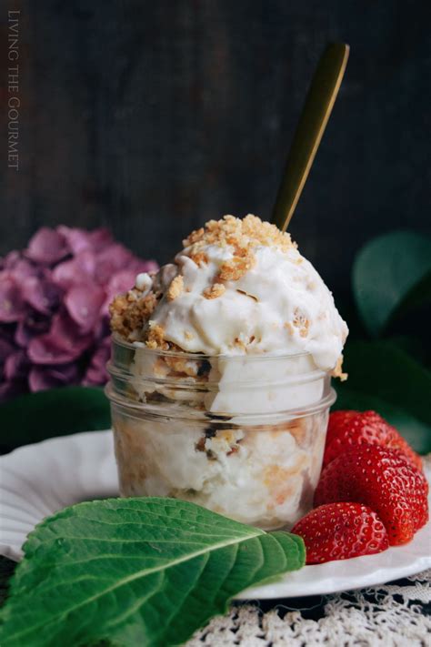 PB & J Ice Cream (No-Churn) - Living The Gourmet