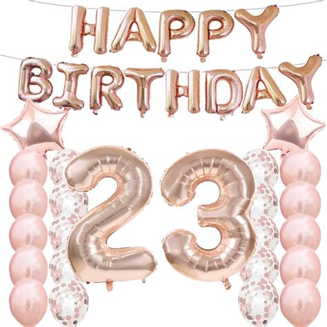 23th Birthday Decorations Party Supplies,23th | Ubuy India