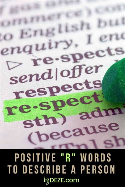 605 Positive Words That Start With R - byDeze