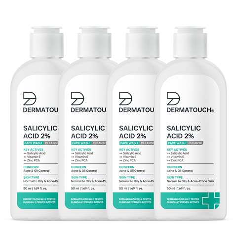 Dermatouch Salicylic Acid 2% Face Wash - Clear, Radiant Skin – DERMATOUCH