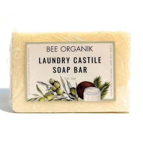 LAUNDRY CASTILE SOAP BAR 100g x 3 pcs – beeorganik