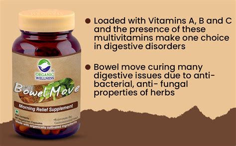 Buy Organic Wellness Bowel Move 60 N Veg Capsules Morning Relief ...