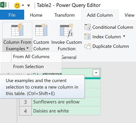 Image result for Power Query Column From Examples Ai