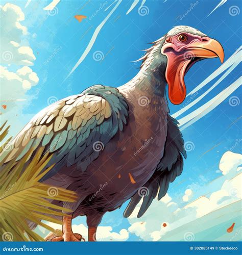 Big Beaked Bird Head, Doodle Icon Drawing Vector Illustration ...