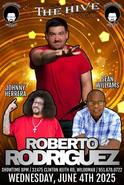 The Dynamic Duo: Sean & Roberto Comedy Show, The Hive Bar & Grill ...