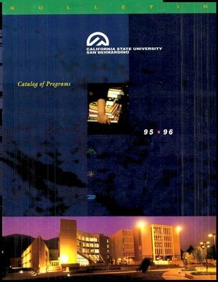 CSUSB Course Catalogs | Arthur E. Nelson University Archives ...
