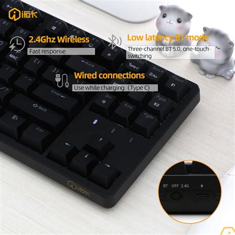IROK FE87/104 Pro Wirless hot-swappable gaming keyboard, India | Ubuy