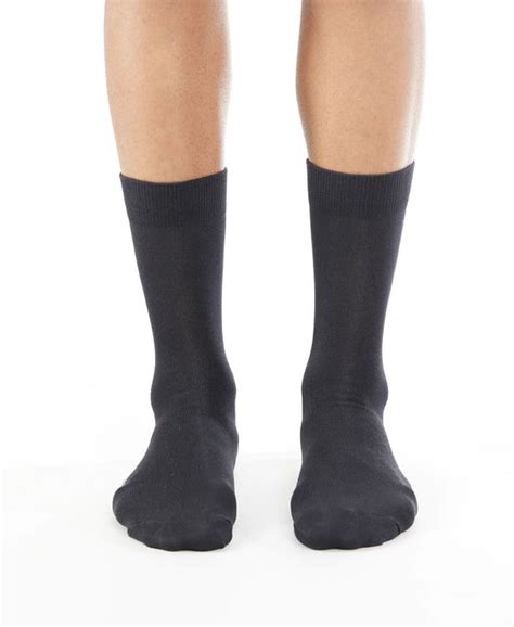 Buy Mercerized Cotton Crew Length Socks with StayFresh Treatment - Jet ...