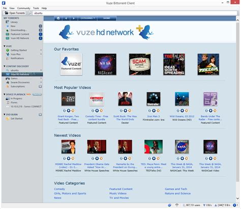Vuze Bittorrent Client 5 Review - Softpedia