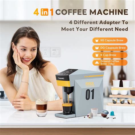 RECAFIMIL 4 in 1 Single Serve Coffee Maker,Fast Brew in 1 India | Ubuy