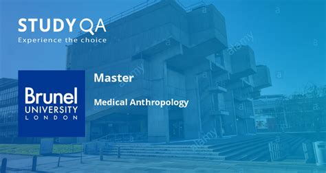 StudyQA — Bachelor: Medical Anthropology — Brunel University London