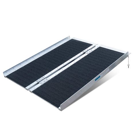 3FT Non-Skid Traction Folding Aluminum Wheelchair Ramp Scooter Mobility ...