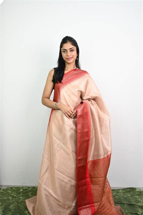 Tissue Gadwal Saree – Kesheka Couture