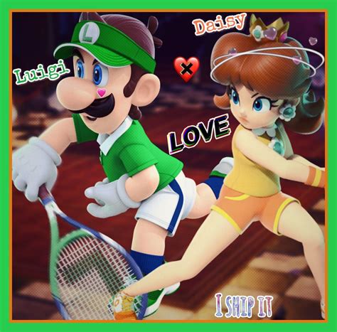 Made this Luigi And Daisy editing from Mario Tennis Aces💚🧡 | Luigi and ...