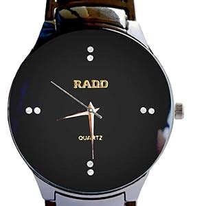 VITREND Analogue Watch Round dial Radd Watch for Men and Women (Black ...