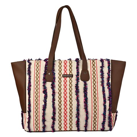 ENSAC Kala Purple Printed Tote Bag – Stylish, Spacious & Everyday Frie ...