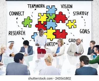 Teamwork Team Collaboration Connection Togetherness Unity Stock Photo ...