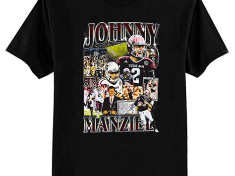 Johnny Manziel College Vintage Bootleg T-Shirt - Buytshirtdesigns