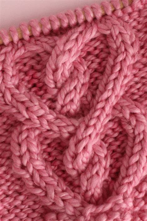 Image result for Cable Knit Heart Pattern