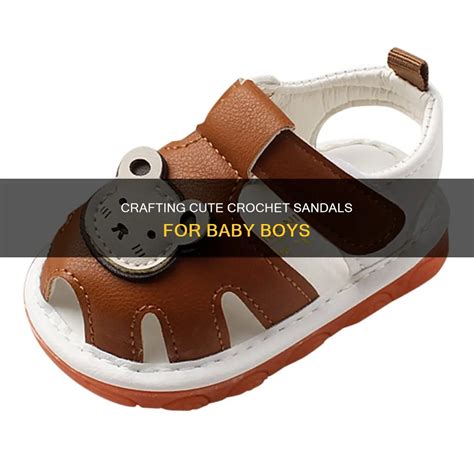 Crafting Cute Crochet Sandals For Baby Boys | CyCrochet