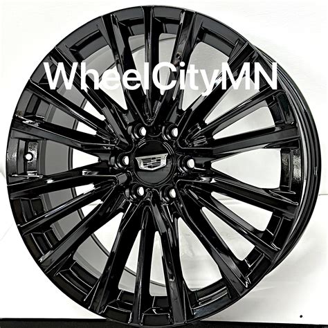 24" gloss black OE replica wheels fits 2023 Cadillac Escalade V series 6x5.5 +28 | eBay