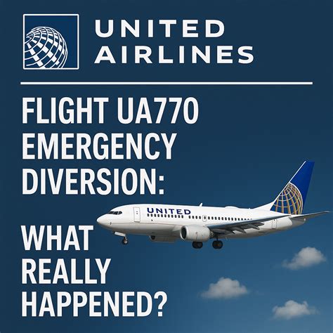 United Airlines Flight UA770 Emergency Diversion: What Really Happened ...