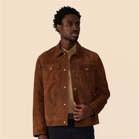 Men's Suede Jackets - FURNIQ UK