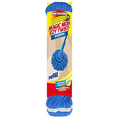 Buy Mr Gleam Twist Magic Mop Refill - Microfibre, Blue Online at Best ...