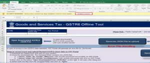 How to File GSTR-6 with Offline Utility Tool