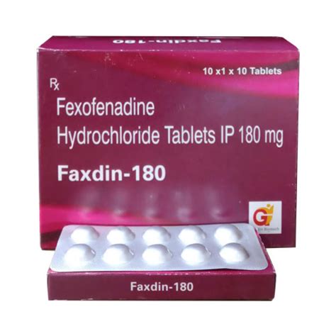 FAXDIN-180 Tablets Gadin Biotech