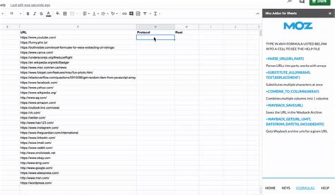 moz api v1 for sheet guide hell hub