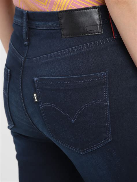 Women's 312 Blue Straight Fit Mid Rise Jeans – Levis India Store