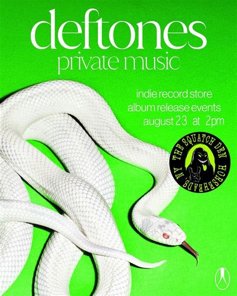 Deftones X Squatch Den Records - Private Music Listening Event, 3300 ...