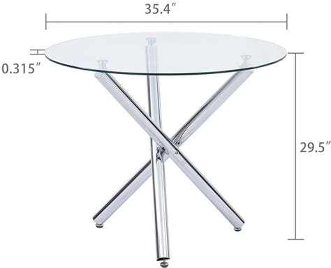 Round Dining Table Set Glass Kitchen Table Dining India | Ubuy
