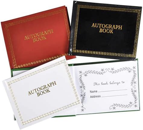 ArtCreativity Kids Autograph Booklets Set - Colored India | Ubuy