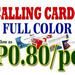 Calling Cards Printing – Starmark Ph