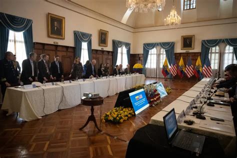 DHS Secretary Alejandro Mayorkas Meets with Ministers in Ecuador (002 ...