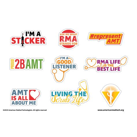 RMA Stickers – American Medical Technologists Online Store