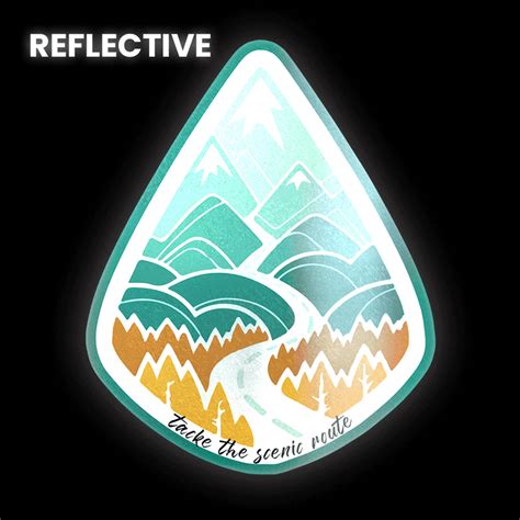 Take The Scenic Route Bumper Sticker – STICK IT UP