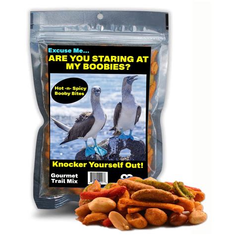 Amazon.com : Staring at My Boobies Snack Blend - Funny Snack Gifts for ...