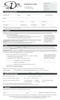 Fillable Online Download the Membership Form PDF, to complete and ...