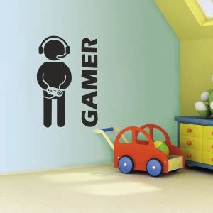 Crown Decals 74 cm Multicolor Gamer Wall Sticker For Room, Office, Cafe ...