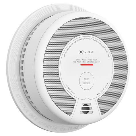 Buy X-Sense Smoke Detector Alarm, 10-Year Battery-Operated Smoke and ...