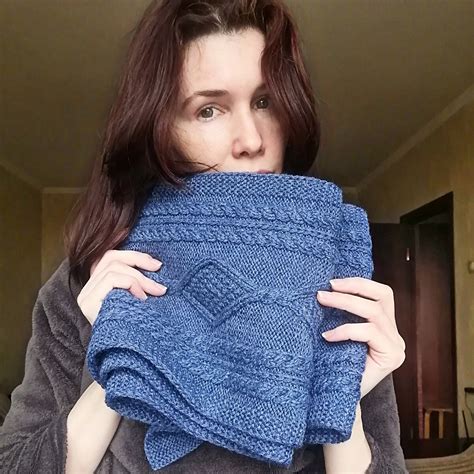 Тёплый шарф спицами. Описание и схема — Paradosik Handmade — вязание ...