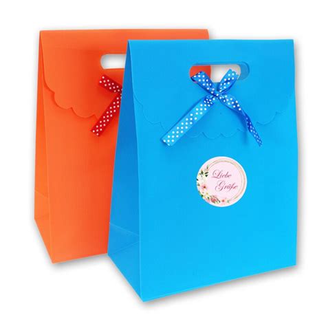 50 stickers LIEBE GRÜßE - Flowers motif Round Ø 4,5 cm