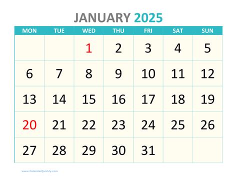 Printable 2025 Calendars Without Installing